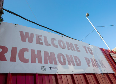 Richmond Park, home of Saint Patrick's Athletic.