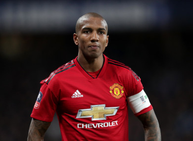 File photo of Ashley Young,