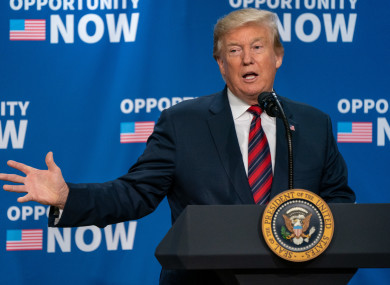 US President Donald Trump.