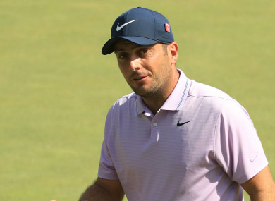 Francesco Molinari on day three at Augusta
