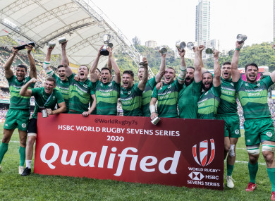 Ireland won the Hong Kong 7s tournament last weekend.