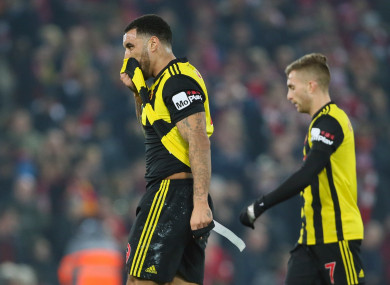 Watford striker, Troy Deeney.