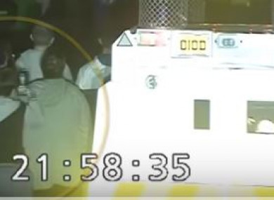 CCTV footage showing McKee before she was fatally shot.