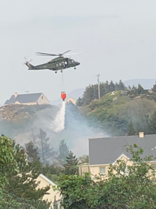 A picture of Air Corps operations in Kincasslagh.