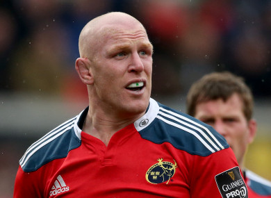 Former Munster second row Paul O'Connell.