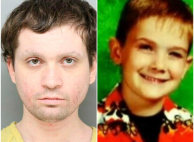(L) Undated photo of Brian Rini who claimed to be Timmothy Pitzen (R), who disappeared in 2011 at age 6