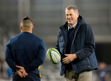 File photo: Glenn Delaney ahead of a Highlanders match last season.
