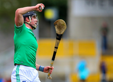 Limerick’s Paddy O’Loughlin in league action this year.