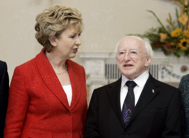 Presidents Mary McAleese and Michael D Higgins: Right to Know sought information about their use of a government jet service