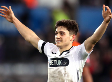 James has enjoyed a breakthrough season with Swansea.