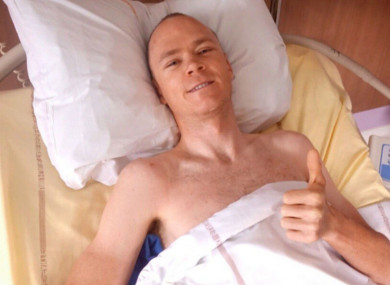 Chris Froome in hospital.