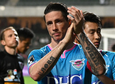 Fernando Torres: bowing out.