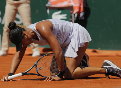 Osaki lost out to Katerina Siniakova of the Czech Republic in the third round of the French Open.