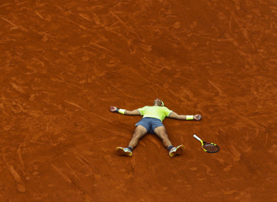 King of Clay: Rafael Nadal.