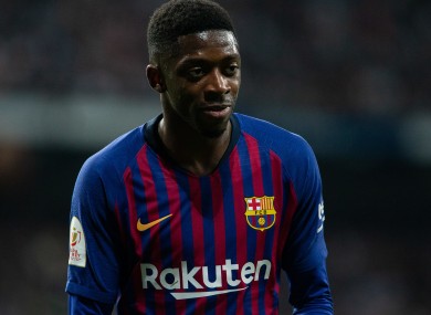 Ousmane Dembele (file pic).