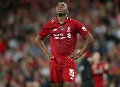 Daniel Sturridge is currently a free agent (file pic).