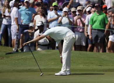 Rory McIlroy was left frustrated in Memphis.
