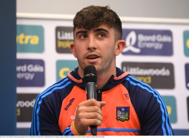 Aaron Gillane was speaking at the All-Ireland SHC series national launch.