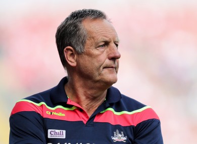 John Meyler watched his side go down to Kilkenny yesterday.