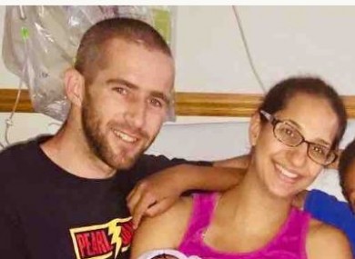 Keith Byrne with his wife Keren