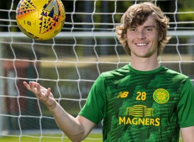 Connell joined Celtic at the end of last month.