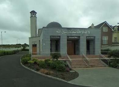The mosque near Galway city was vandalised overnight
