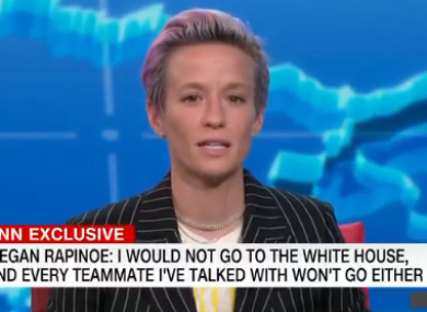 Rapinoe: US co-captain has over 150 international caps.