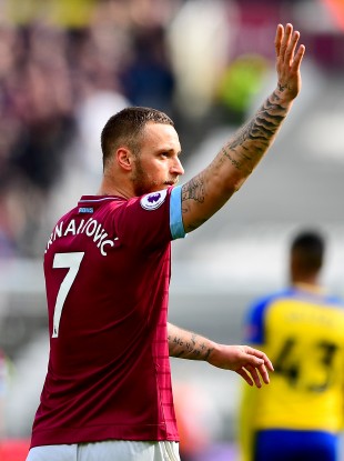 He spent two seasons with the Hammers.