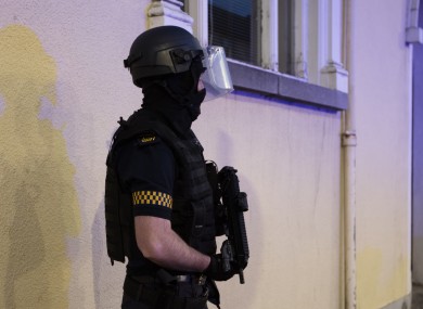 A member of the Garda Armed Support Unit.