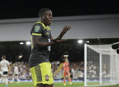 Obafemi scored in the League Cup for Southampton last night.
