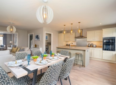 Showhome kitchen at Glenveagh Homes' Cluain Adain in Navan