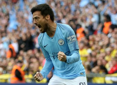 Manchester City midfielder David Silva.