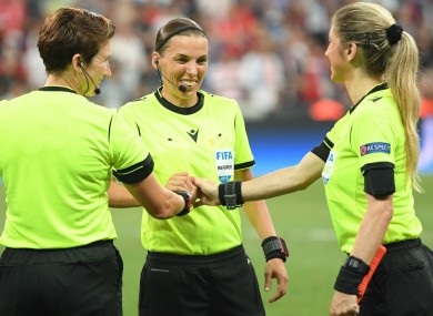 The team of officials for the UEFA Super Cup.
