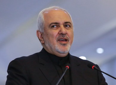 Iran's Foreign Minister Javad Zarif.