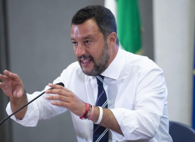 Matteo Salvini is the Federal Secretary of the Northern League party.