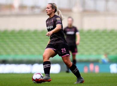 Wexford's Katrina Parrock came on as a sub during today's game (file picture).