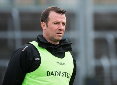 Sligo senior football manager Paul Taylor.
