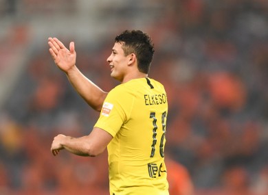 Elkeson plays his club football at Guangzhou Evergrande.
