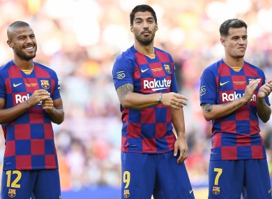 Barcelona's opening clash with Athletic Bilbao will be shown on ITV.