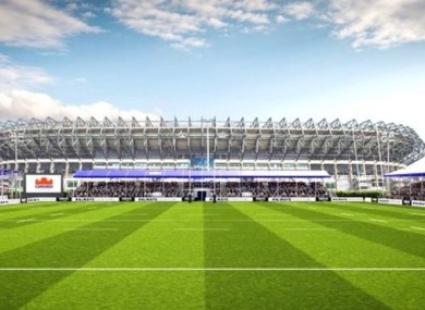 An artist's impression of the venue.