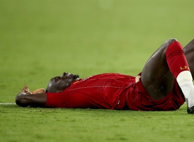 Liverpool's Sadio Mane.