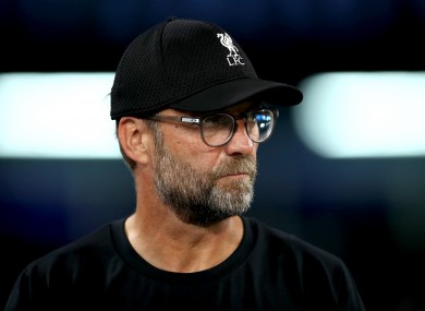 Jurgen Klopp felt the penalty decision that went against his side was harsh.