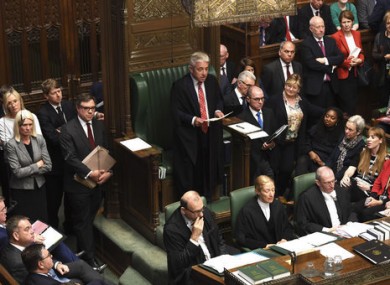 Speaker John Bercow in the House of Commons. Expect the chamber to be packed with MPs today.