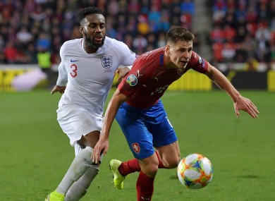 Danny Rose and England struggled against Czech Republic.