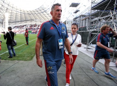 Penney led Munster to two European Cup semi-finals during his time in charge.