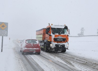 Snowfalls caused severe disruption in March 2018.