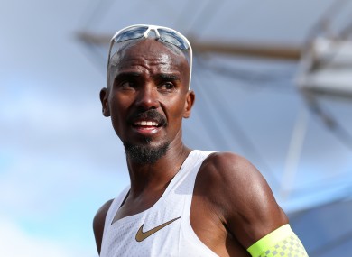 Mo Farah (file pic).