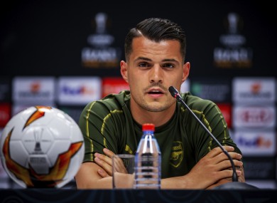 Granit Xhaka (file photo).