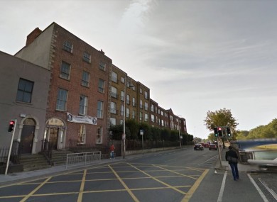 James Joyce House, the redbrick building, in The Liberties.
