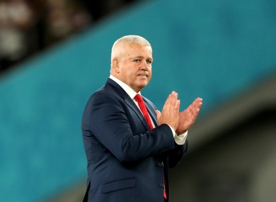 Gatland coached Wales for 12 years.